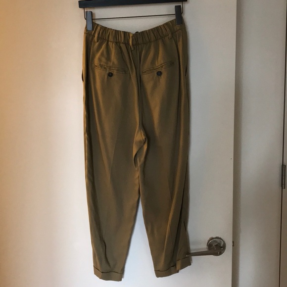 Zara High Waisted Cropped Trousers - Picture 4 of 7